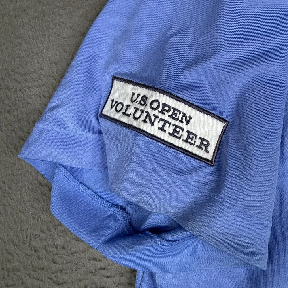US Open Pinehurst Volunteer Shirt Mens Large Blue Golf Polo Golf Ralph Lauren‎